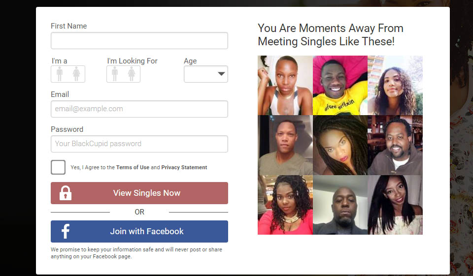 Înregistrare BlackCupid