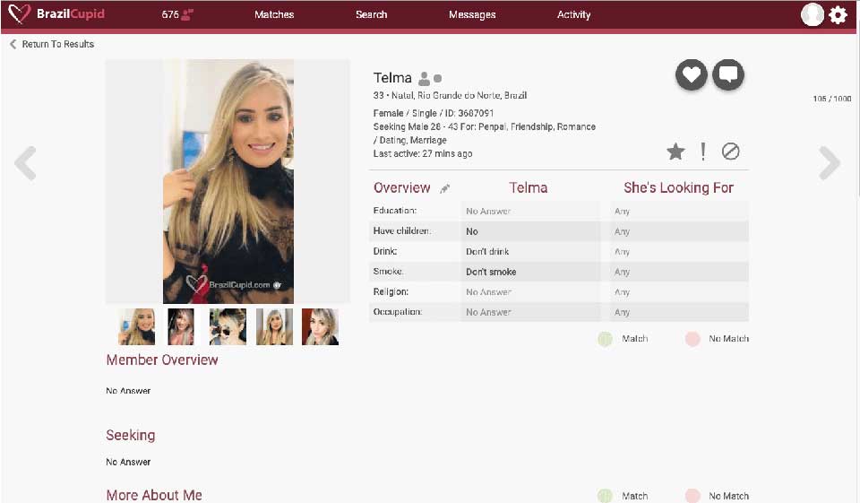 BrazilCupid Safety and Security