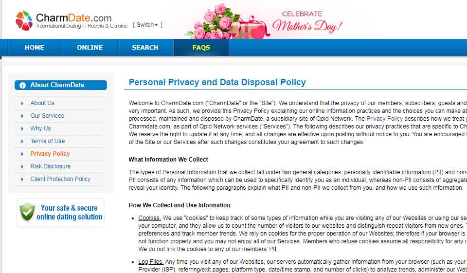 See below descriptions