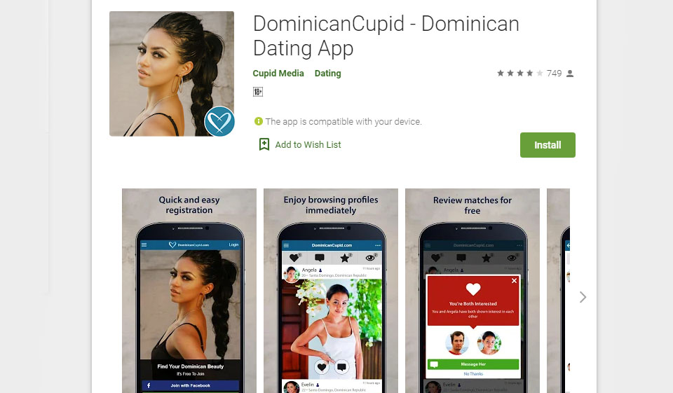 DominicanCupid mobil