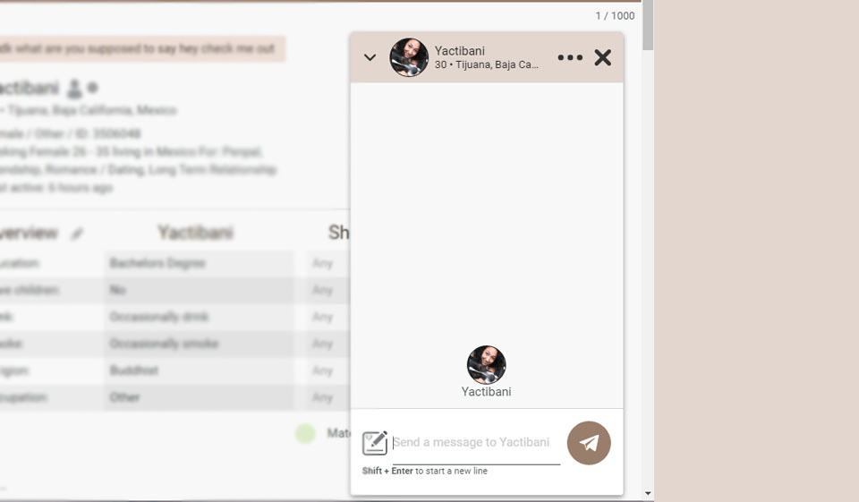 Calitatea profilului mexican Cupidon