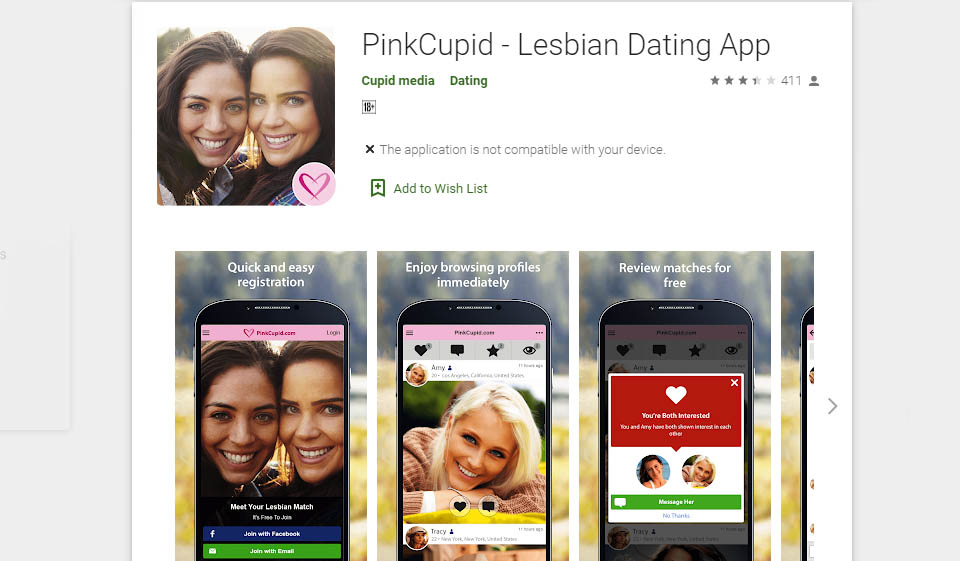 Pink Cupid Mobile Application