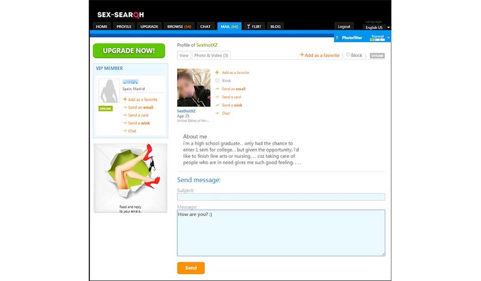 SexSearch profile quality