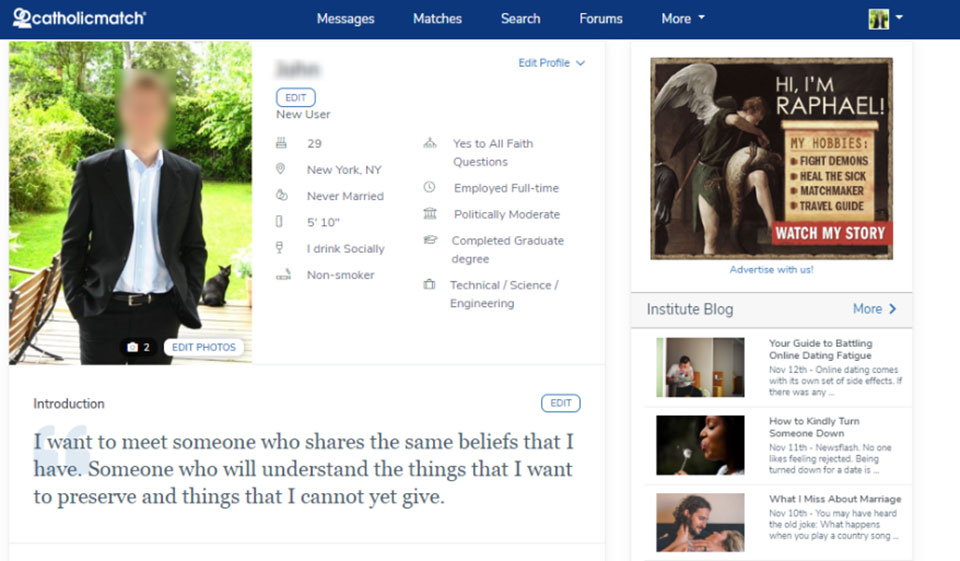 CatholicMatch quality