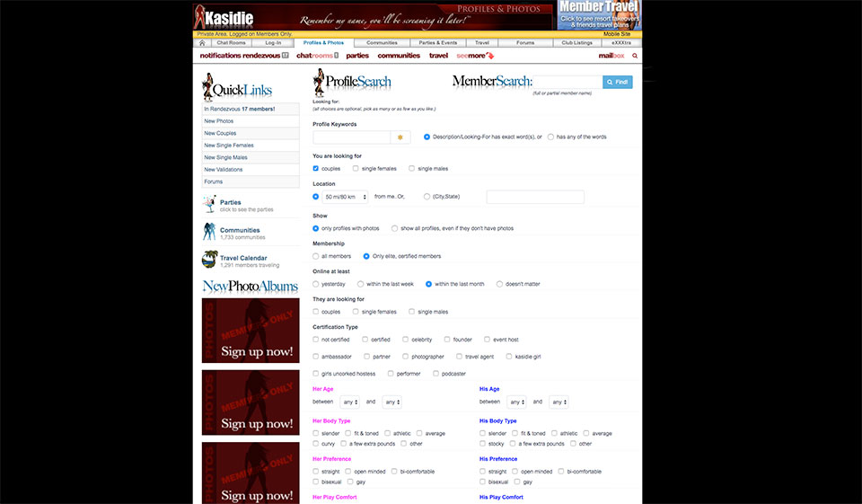 De mobiele applicatie