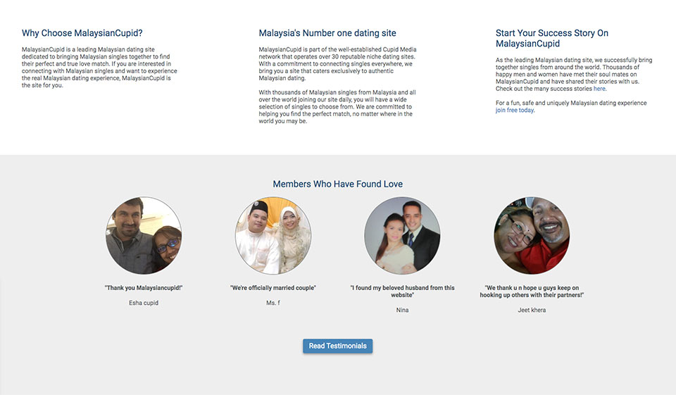 MalaysianCupid Profile Quality
