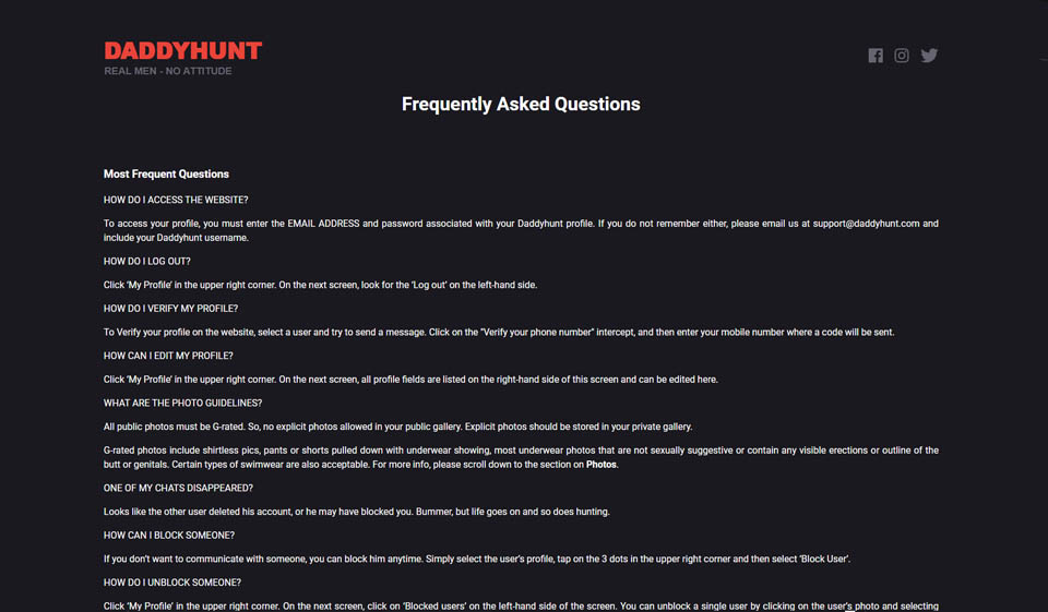 Ist DaddyHunt kostenlos?