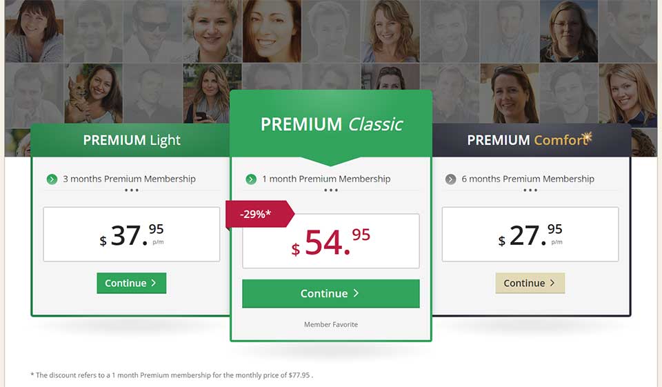 Prezzi per single Elite