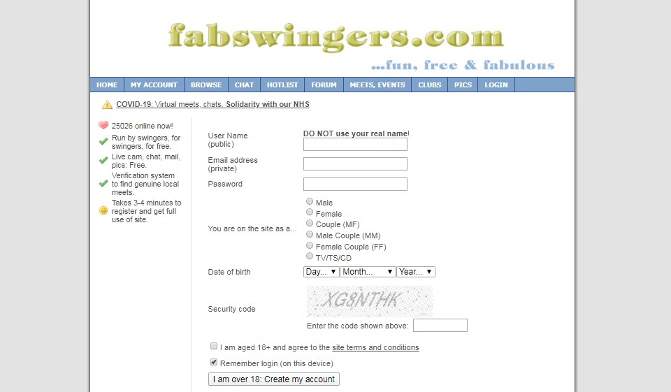 FabSwingers Review - What Do We Know About It?