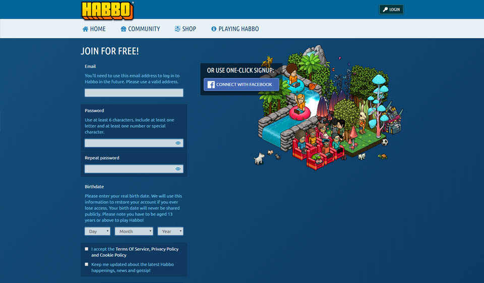 How does Habbo work
