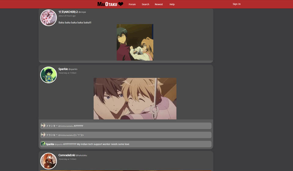 Maiotaku Let’s talk about profile quality