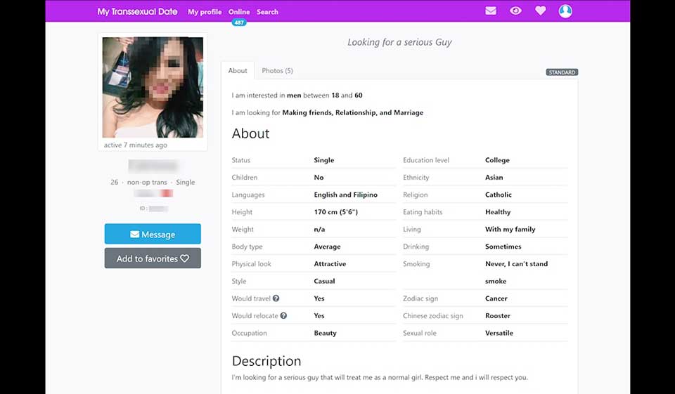 Ayuda y soporte de Mytranssexualdate