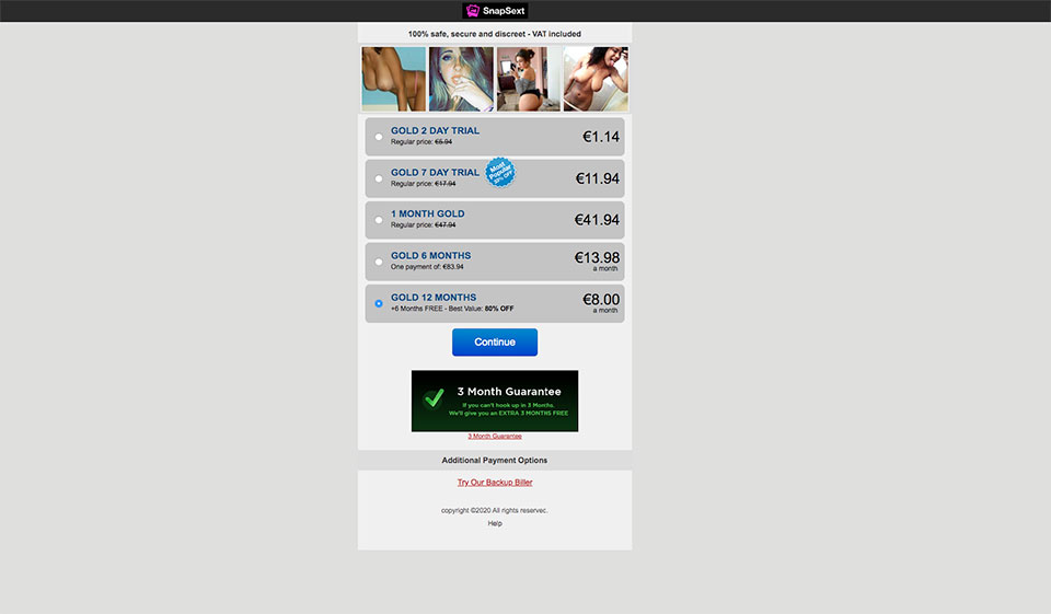 SnapSext Let’s talk about profile quality