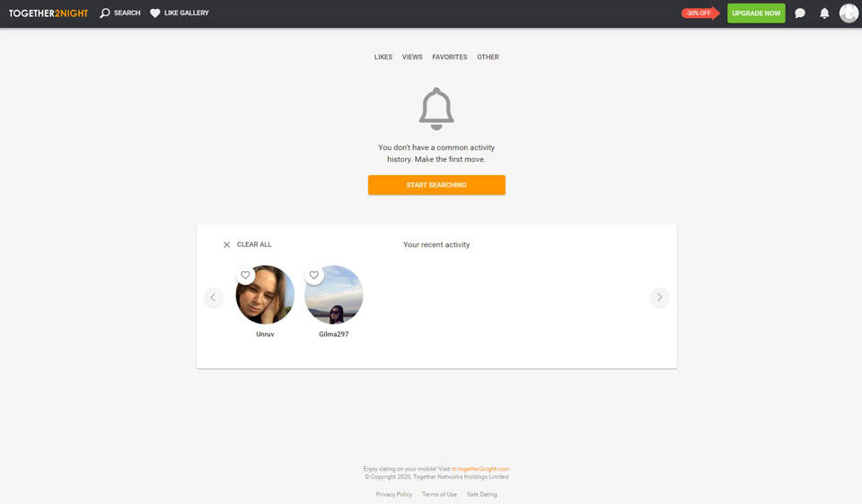 Together2Night Laten we het hebben over profielkwaliteit