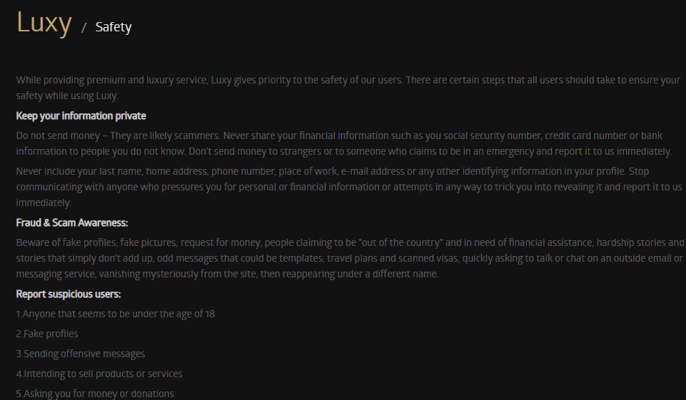 Lüks Güvenlik ve güvenlik