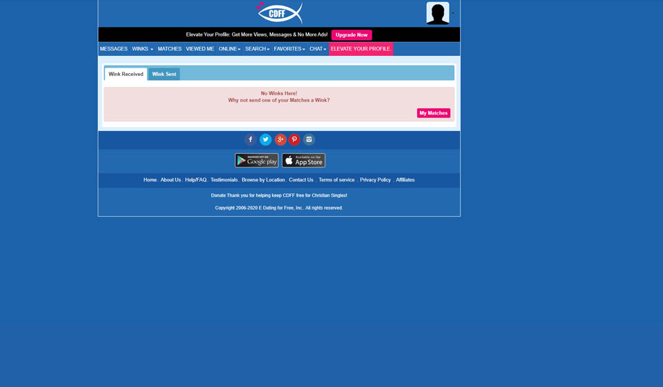 Applicazione mobile Christiandatingforfree