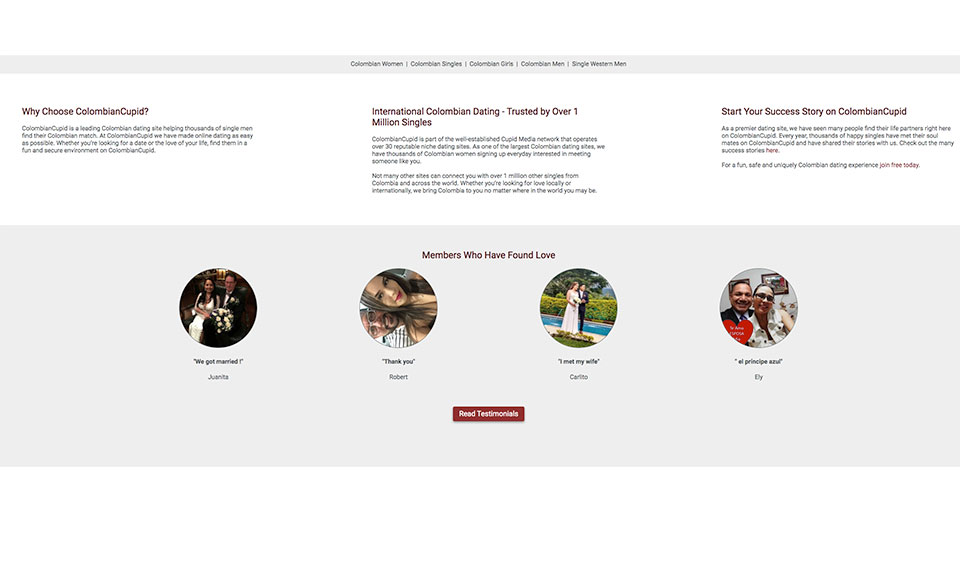 ColombianCupid Pojďme si promluvit o kvalitě profilu