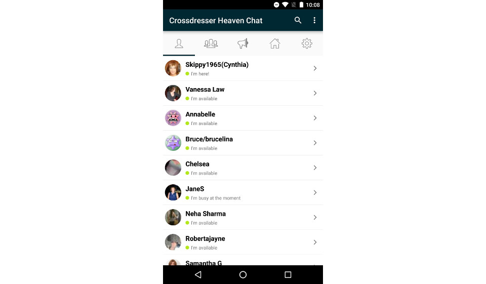 Calitate Profil Crossdresser Heaven