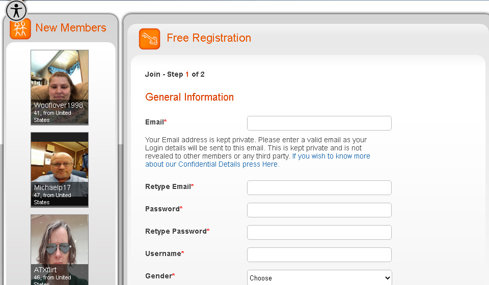 Dating4disabled Ontwerp en bruikbaarheid
