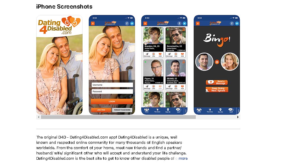 Dating4disabled Prijzen en voordelen