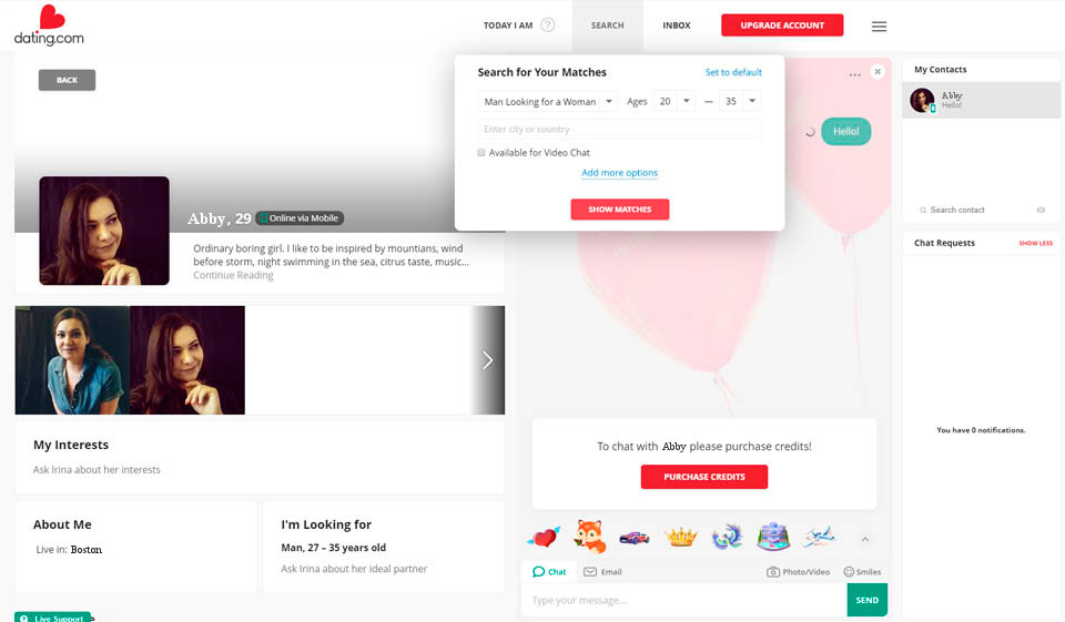 Dating.com Bezpieczeństwo i ochrona