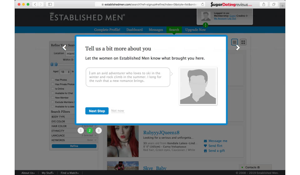 Osnovana registracija muškaraca - je li to stvarno lako?