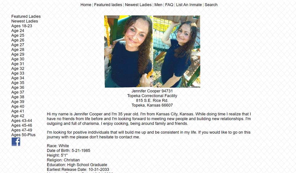 Registrace Meet-An-Inmate