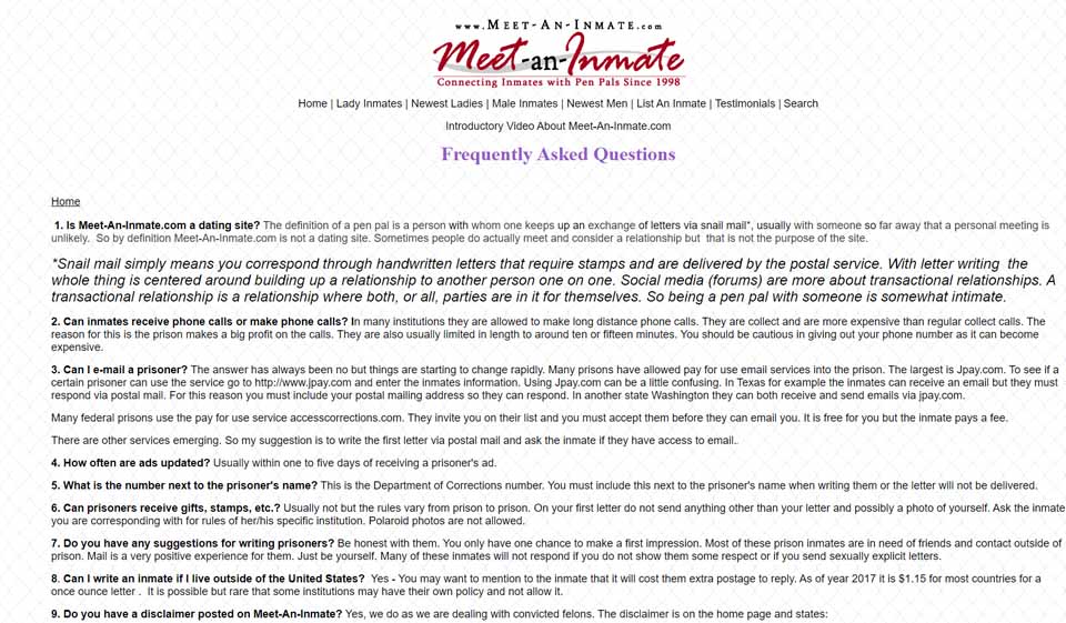 Mobilní aplikace Meet-An-Inmate