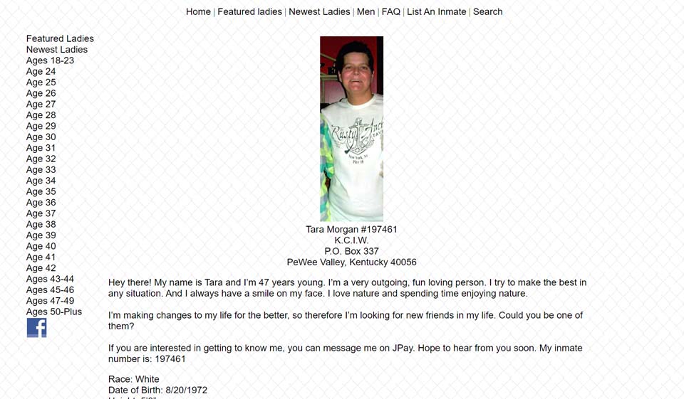 Nápověda a podpora Meet-An-Inmate