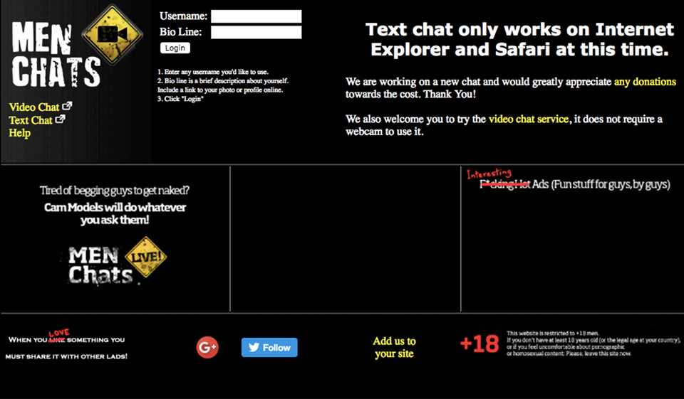 MenChats Sikkerhet og sikkerhet