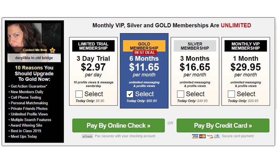 Prezzi e vantaggi di Milfaholic