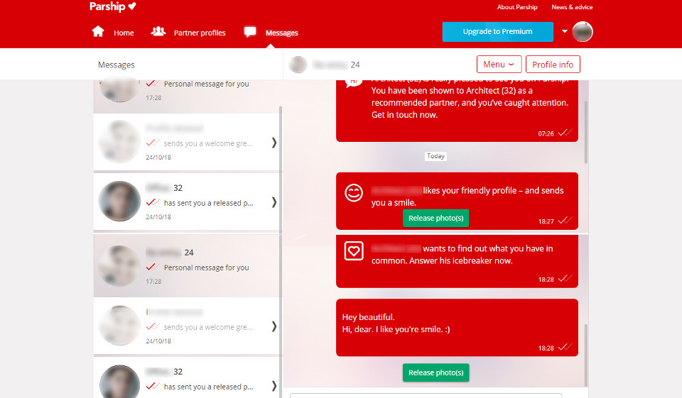 Parship  Mobile Application