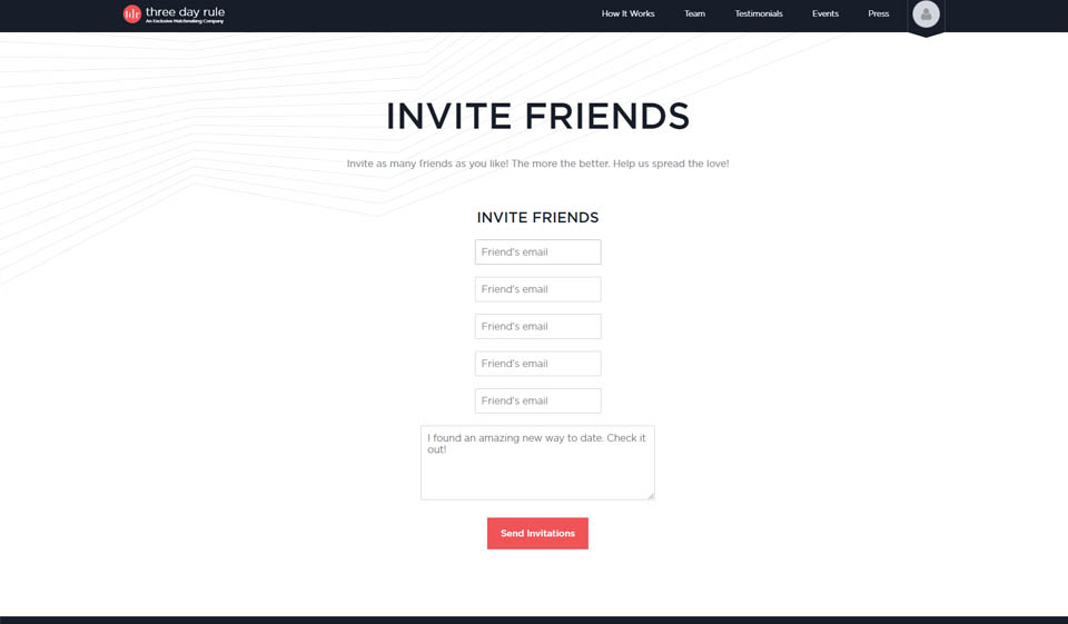 Three Day Rule Design and Usability