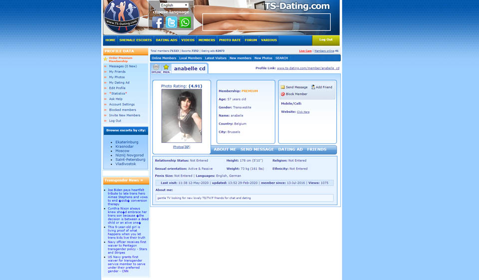 TSDating Pricing and benefits