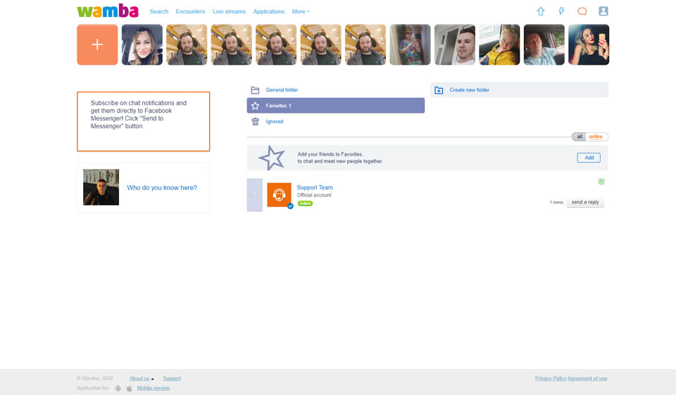 Aplicația mobilă Wamba