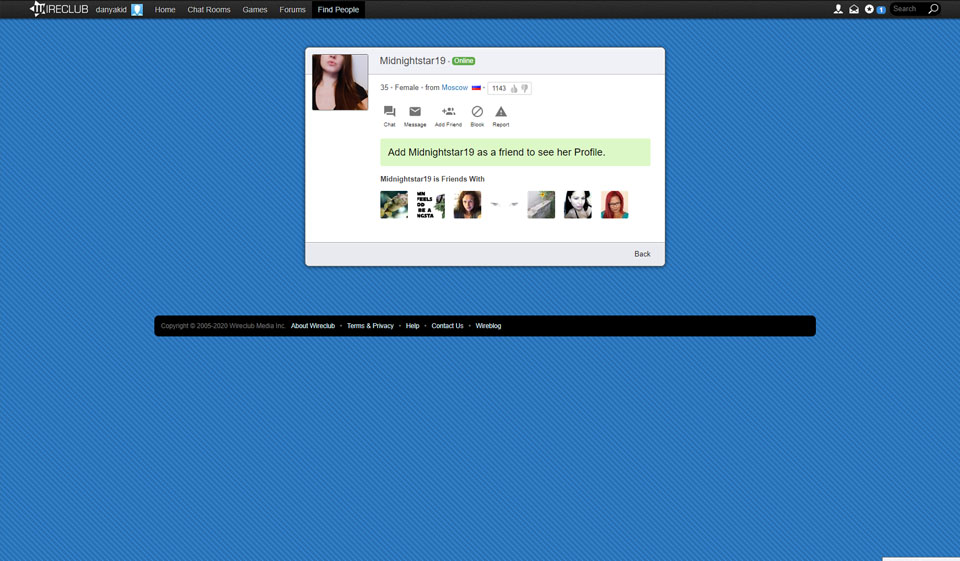 Wireclub The mobile application