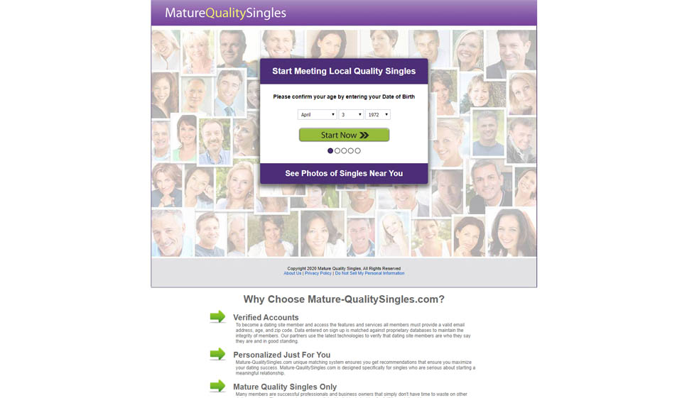 Mature Quality Singles Recenzja 2025