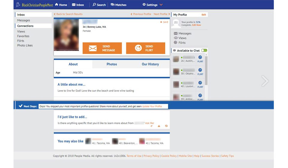 BlackChristianPeopleMeet Was ist mit Design und Benutzerfreundlichkeit?