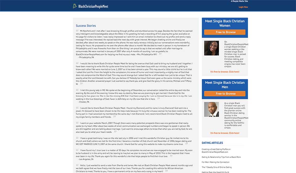 BlackChristianPeopleMeet Hilfe und Support