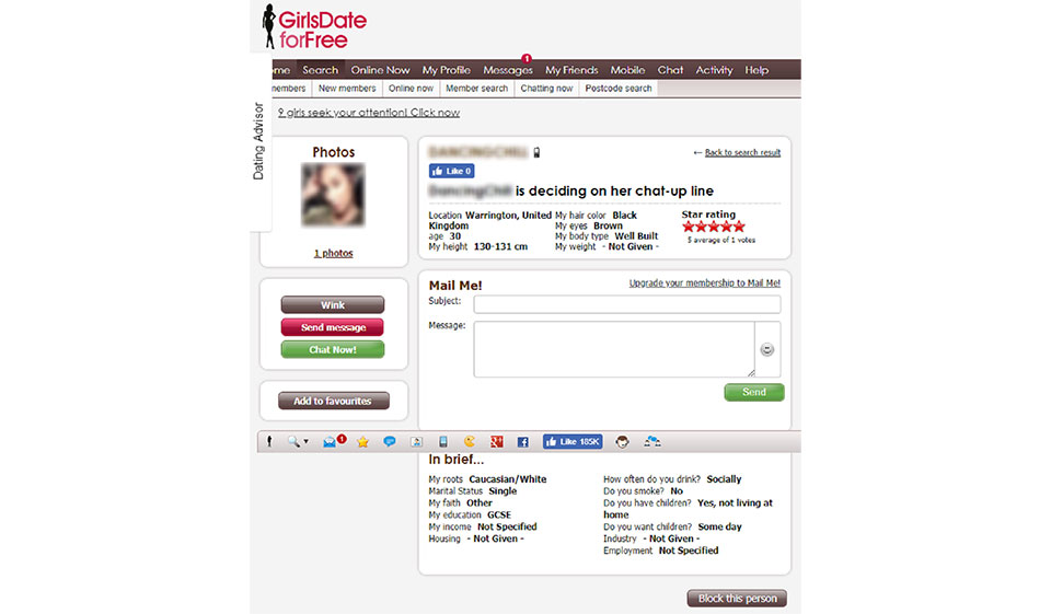 GirlsDateForFree Sonuç