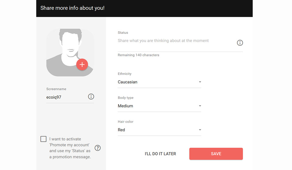 Naughtydate l'application mobile