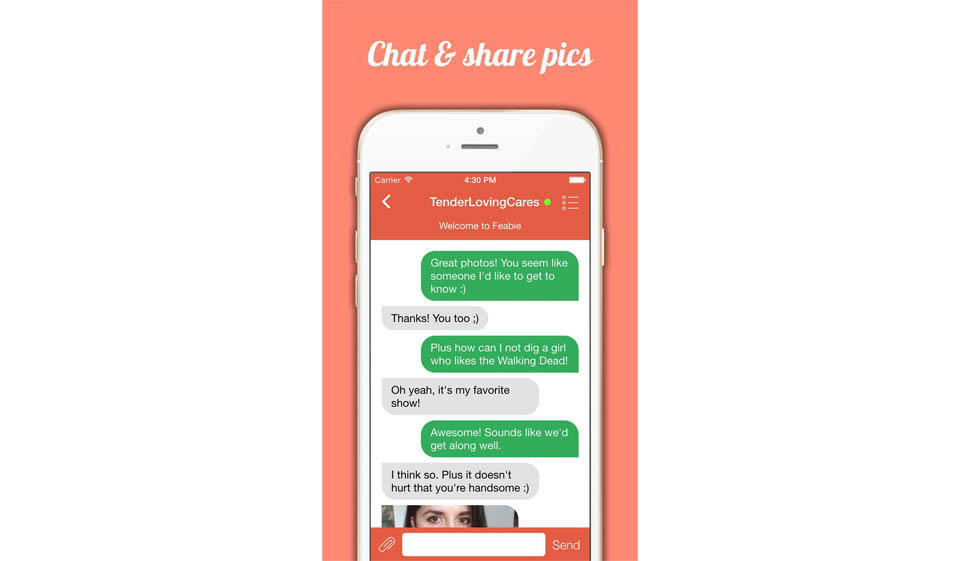 De mobiele applicatie