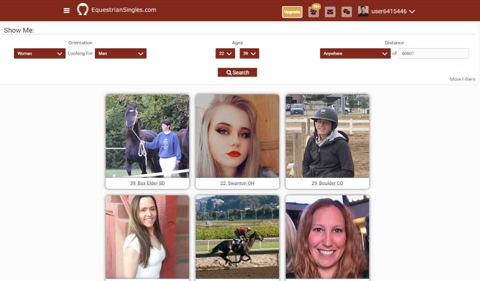 Hvordan fungerer EquestrianSingles