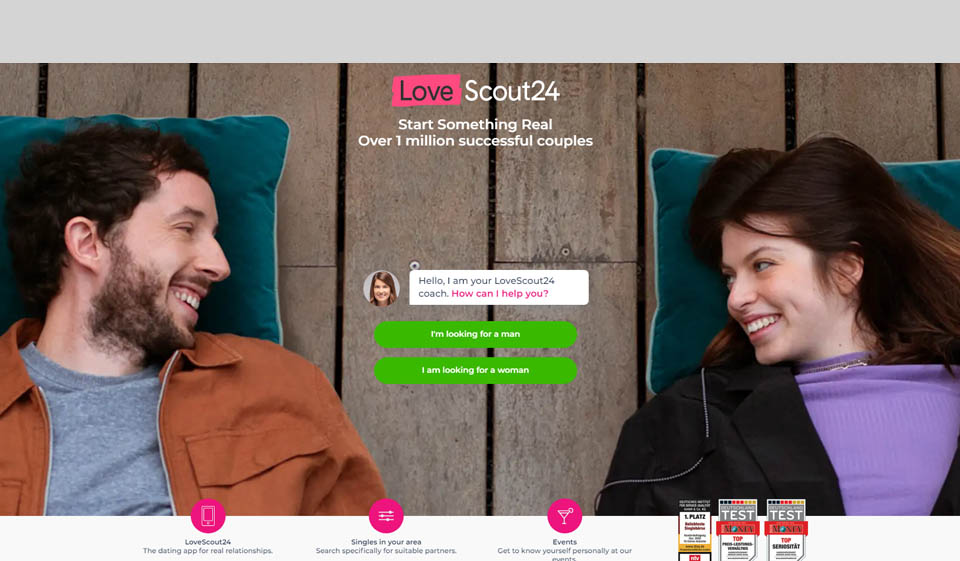 Partnervermittlung-Sites: Lovescout24.de