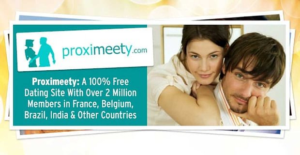 Proximeety: 100% darmowy serwis randkowy z ponad 2 milionami użytkowników we Francji, Belgii, Brazylii, Indiach i innych krajach
