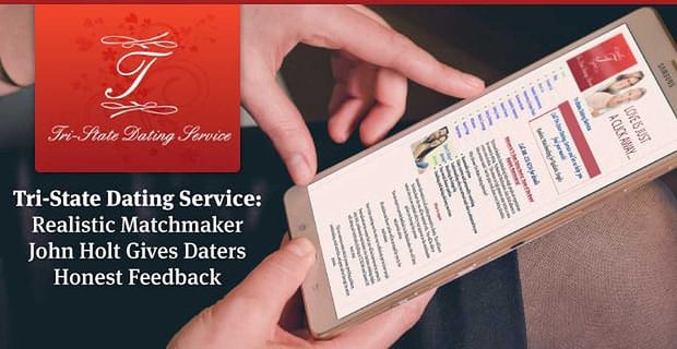 Tri-State Dating Service: Realistyczny swat John Holt udziela szczerych informacji zwrotnych dla singli szukających prawdziwej okazji