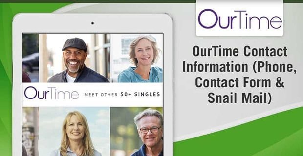 OurTime İletişim Bilgileri (Telefon, İletişim Formu & Snail Mail)