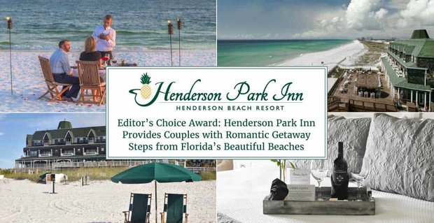 Editörün Seçimi Ödülü: Henderson Park Inn, Çiftlere Florida’nın Güzel Plajlarından Romantik Bir Kaçış Adımları Sağlıyor