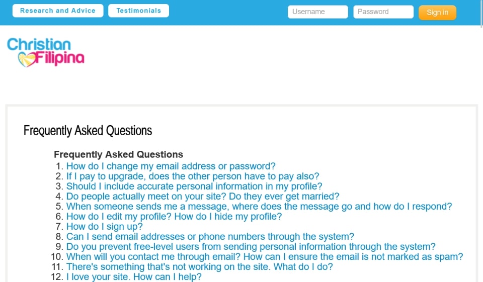 Πώς λειτουργεί η Christian Filipina;