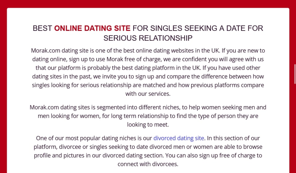 How Does Morak Work?